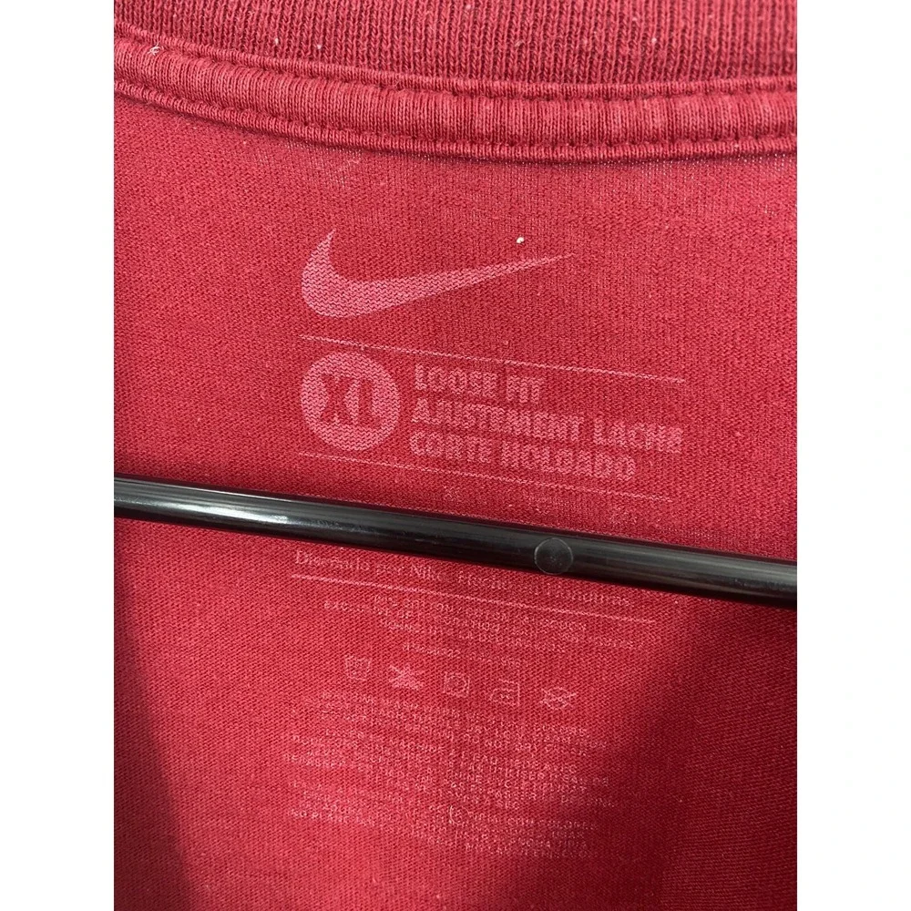 Nike‎ Oklahoma Football Shirt Short Sleeve Red Mens Size XL